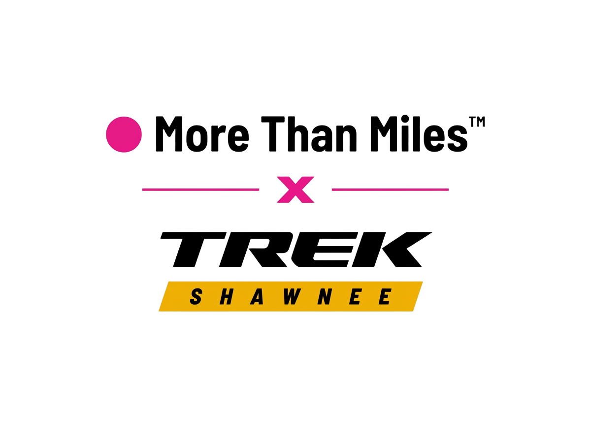 More Than Miles x Trek Shawnee community partnership lockup